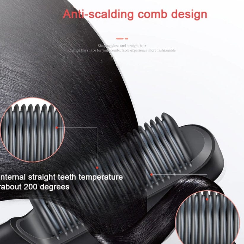 Hair Straightener – Keratin Ceramic & Scalp Massager | Calm & Curl
