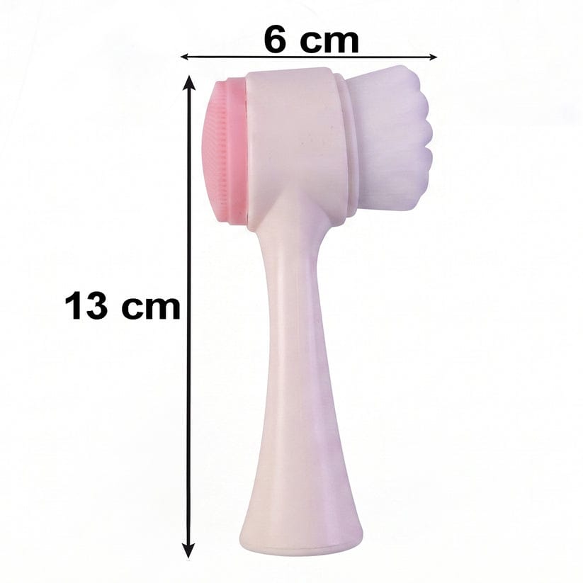 Facial Cleansing Brush – Dual-Sided Exfoliation & Massage for Clear Skin