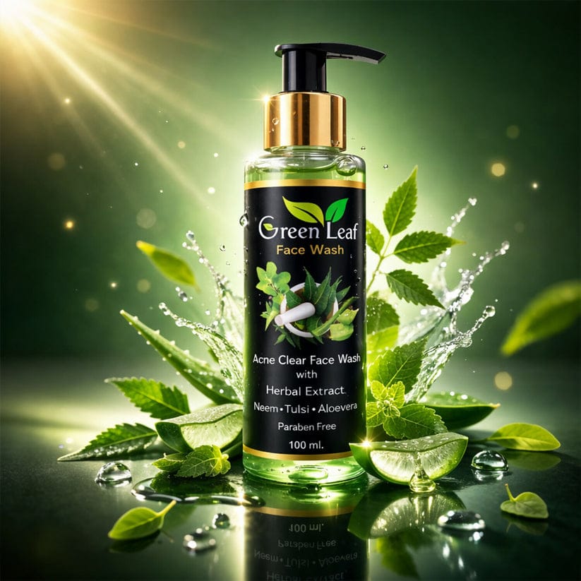 GREEN LEAF FACE WASH .