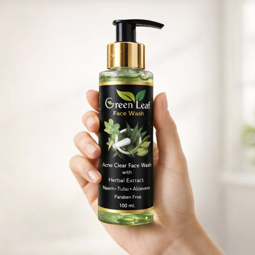 GREEN LEAF FACE WASH .