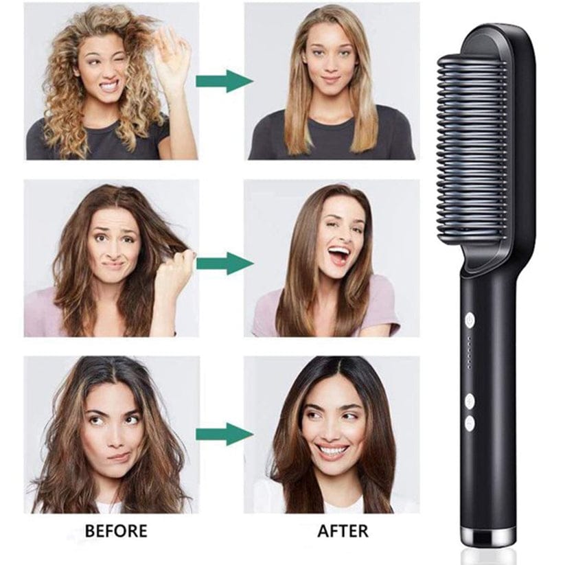 Hair Straightener – Keratin Ceramic & Scalp Massager | Calm & Curl
