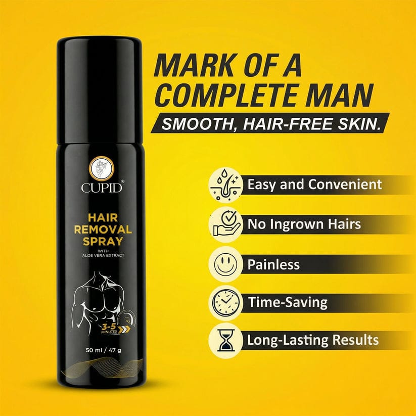 Men's Hair Removal Spray – Fast & Painless for Smooth Skin