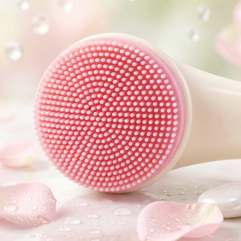 Facial Cleansing Brush – Dual-Sided Exfoliation & Massage for Clear Skin